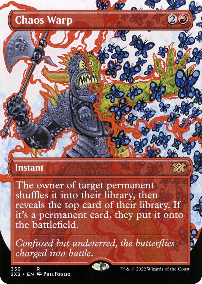 0359 Chaos Warp (Borderless) R Double Masters 2022