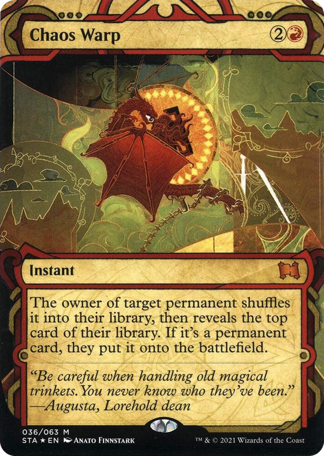 0036 Chaos Warp (Foil Etched) M Strixhaven: Mystical Archive