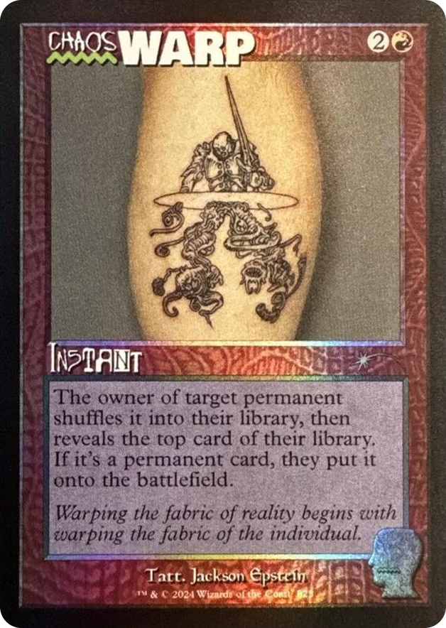 0823 Chaos Warp (Rainbow Foil) R Secret Lair Drop Series