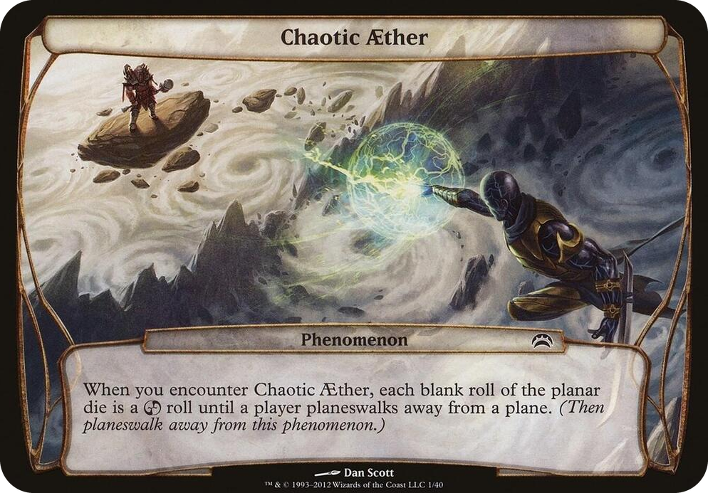 0001 Chaotic Aether (Planechase 2012) S Oversize Cards