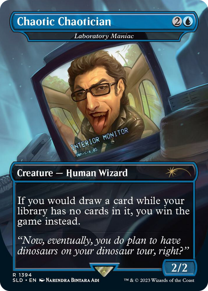 Chaotic Chaotician - Laboratory Maniac #1394 R - Secret Lair Drop Series Pokemon card