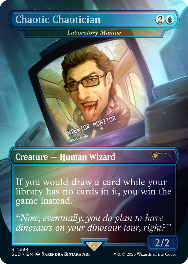 1394 Chaotic Chaotician - Laboratory Maniac (Rainbow Foil) R Secret Lair Drop Series