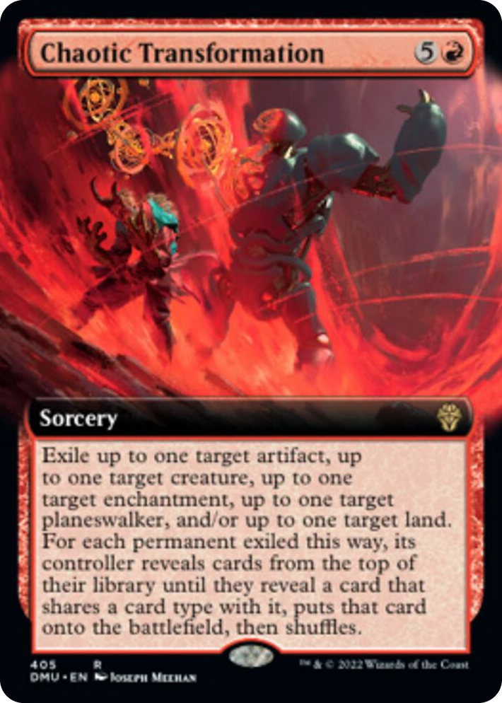 0405 Chaotic Transformation (Extended Art) R Dominaria United