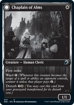 Chaplain of Alms #13 U - Innistrad: Double Feature Pokemon card