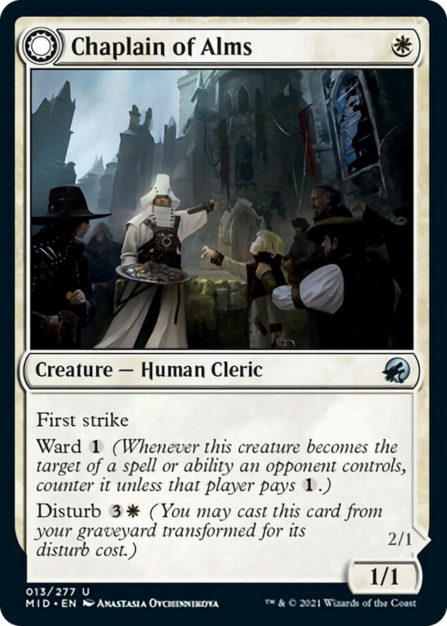 0013 Chaplain of Alms U Innistrad: Midnight Hunt