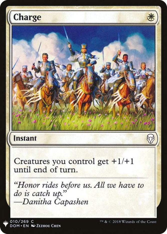 Charge #10 C - The List Reprints Pokemon card