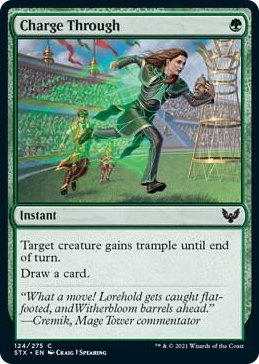 0124 Charge Through C Strixhaven: School of Mages