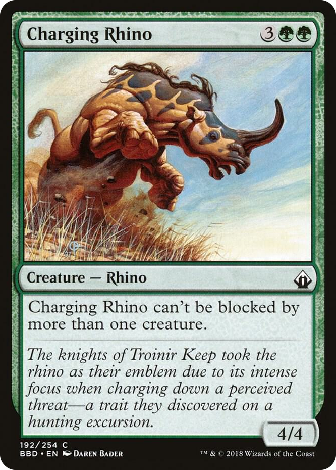 0192 Charging Rhino C Battlebond