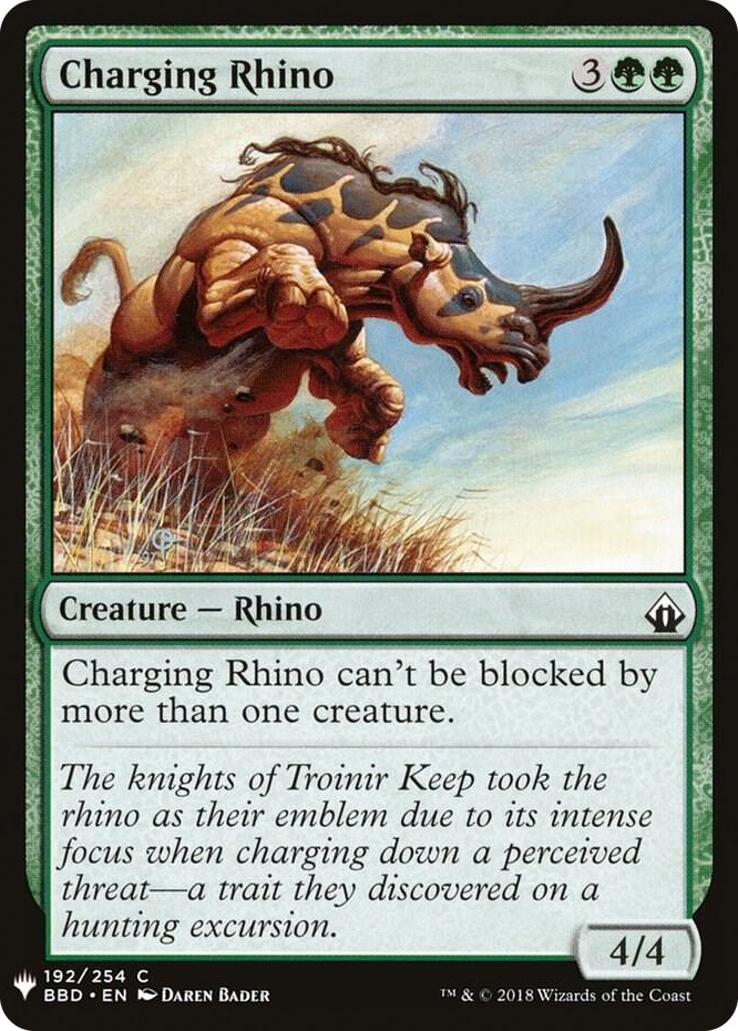 Charging Rhino #192 C - The List Reprints Pokemon card
