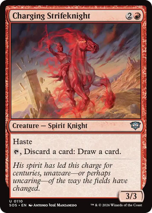 0110 Charging Strifeknight U Secrets of Strixhaven