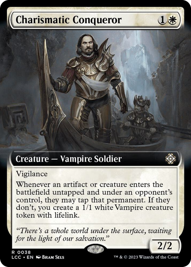 0038 Charismatic Conqueror (Extended Art) R Commander: The Lost Caverns of Ixalan