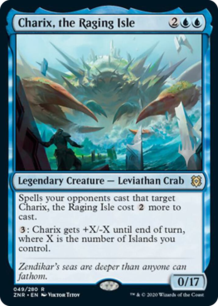 0049 Charix, the Raging Isle R Promo Pack: Zendikar Rising