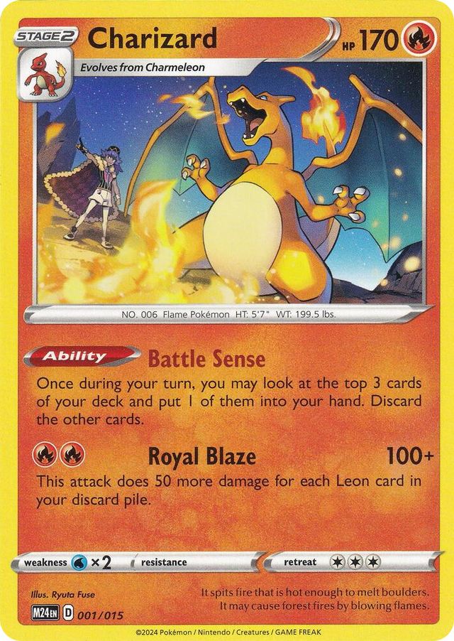 0001 Charizard Promo McDonald's Promos 2024