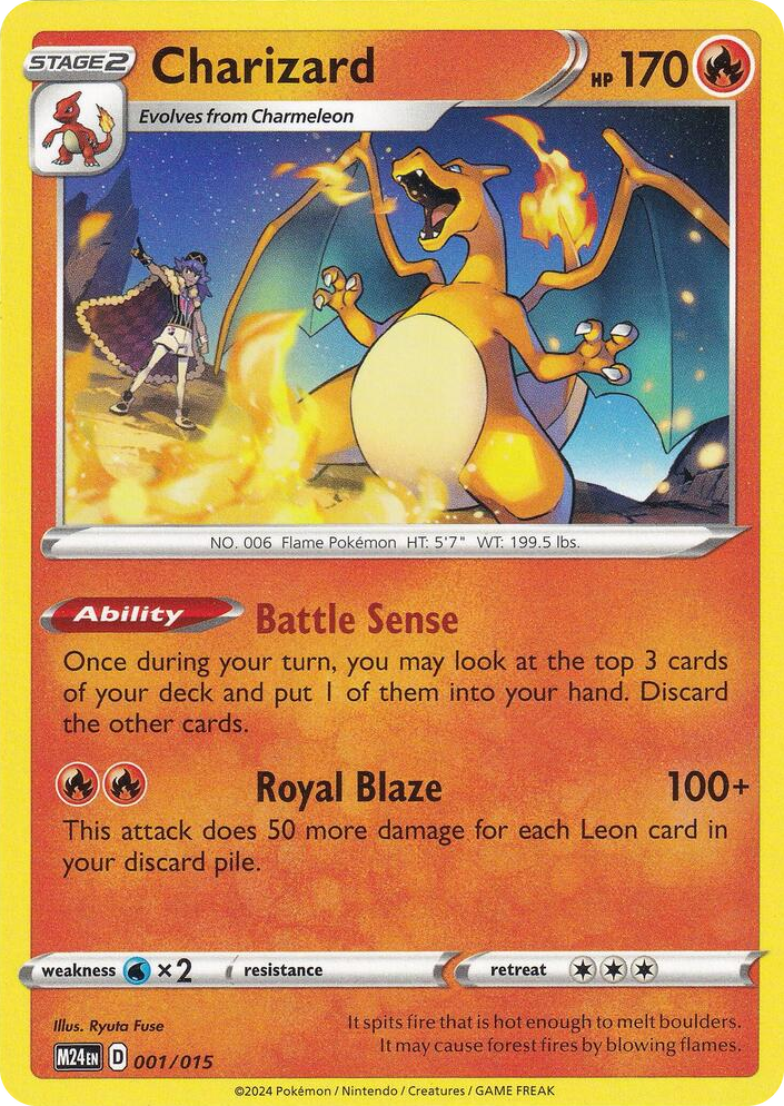 0001 Charizard Promo McDonald's Promos 2024