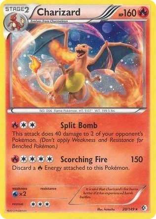 0020 Charizard - 20/149 (Cosmos Holo) Promo Blister Exclusives