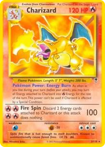 0003 Charizard - 3/110 (WotC Legendary Collection) Rare Deck Exclusives