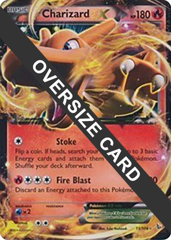 0011 Charizard EX Promo Jumbo Cards
