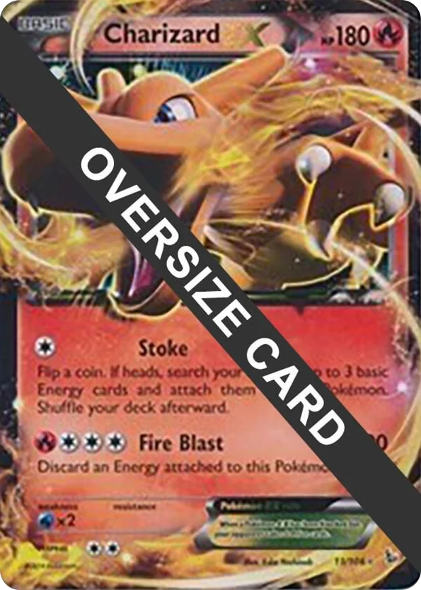 0011 Charizard EX Promo Jumbo Cards