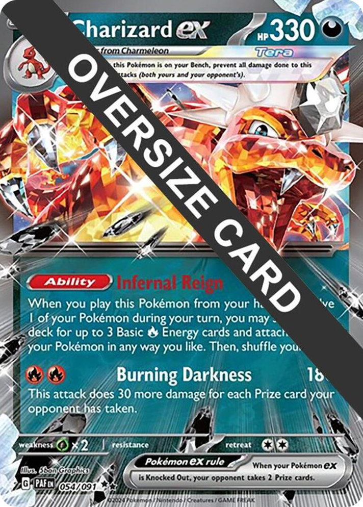 0054 Charizard ex Double Rare Jumbo Cards