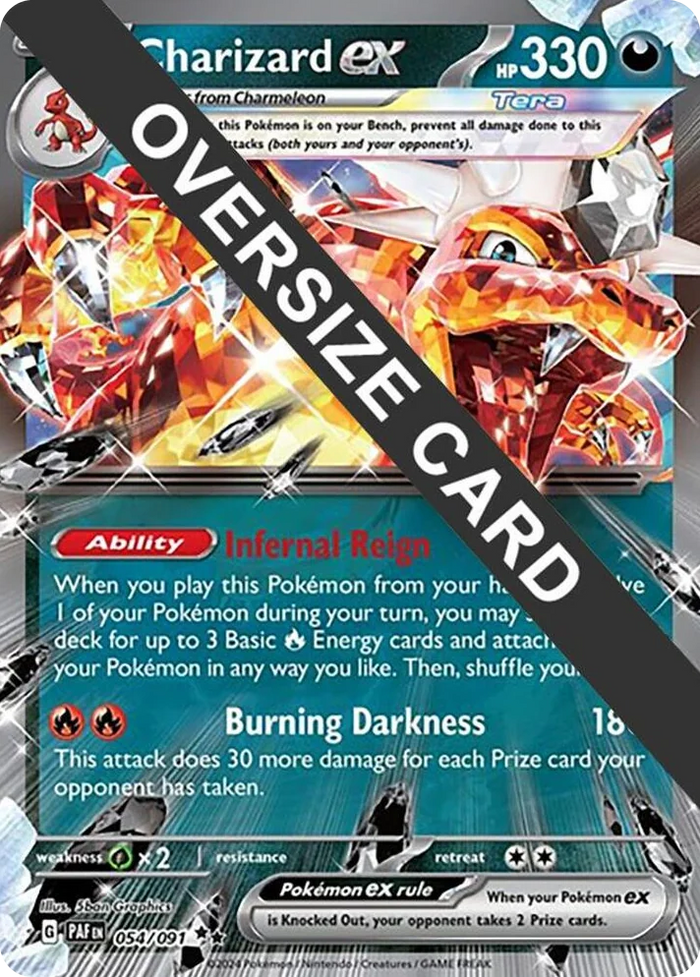 0054 Charizard ex Double Rare Jumbo Cards