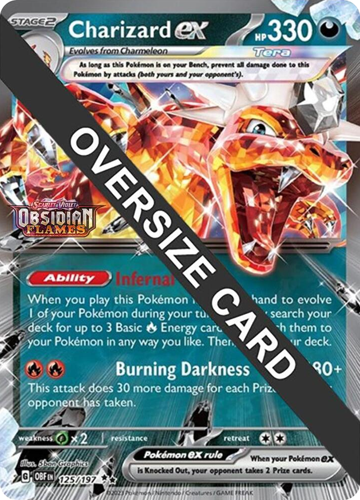 0125 Charizard ex Double Rare Jumbo Cards