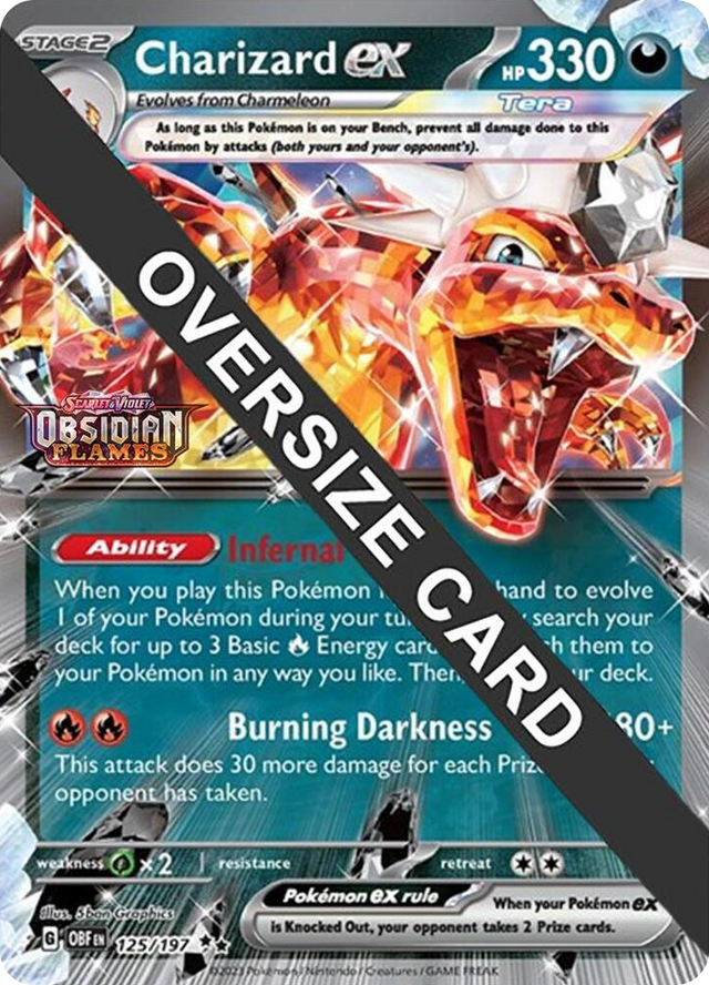 0125 Charizard ex Double Rare Jumbo Cards