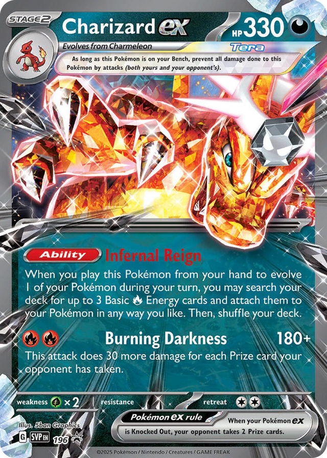 0196 Charizard ex -196 Promo Scarlet & Violet Promo Cards