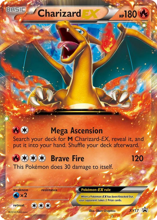XY017 Charizard EX - XY17 Promo XY Promos