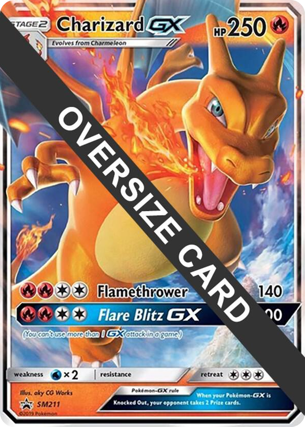 SM211 Charizard GX - SM211 (SM Black Star Promo) Promo Jumbo Cards