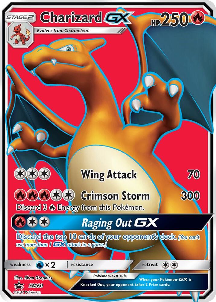 SM060 Charizard GX - SM60 Promo SM Promos