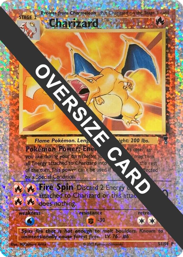 S001 Charizard - S1/S4 (Box Topper) Promo Jumbo Cards