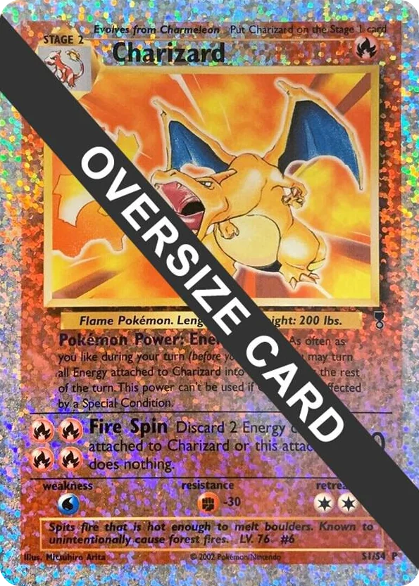 S001 Charizard - S1/S4 (Box Topper) Promo Jumbo Cards