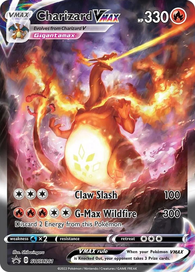 0261 Charizard VMAX - SWSH261 Promo Sword & Shield Promo Cards