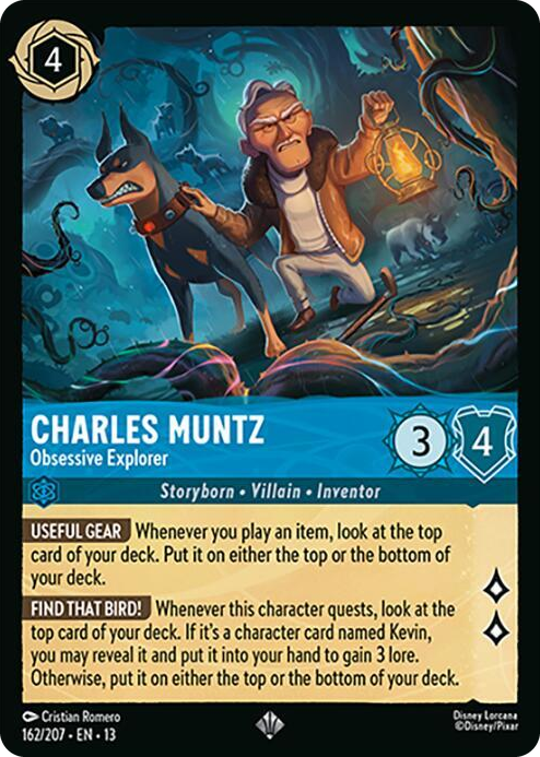 0162 Charles Muntz - Obsessive Explorer Super Rare Attack of the Vine!