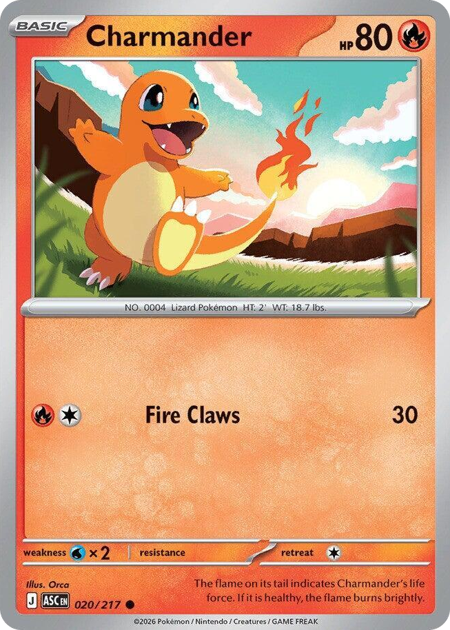 0020 Charmander Common Ascended Heroes