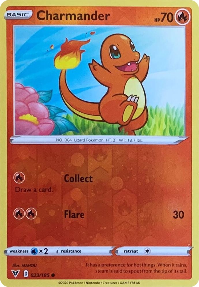 0023 Charmander - 023/185 (Reverse Cosmos Holo) Promo Miscellaneous Cards & Products