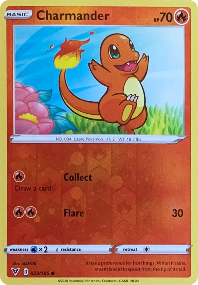0023 Charmander - 023/185 (Reverse Cosmos Holo) Promo Miscellaneous Cards & Products