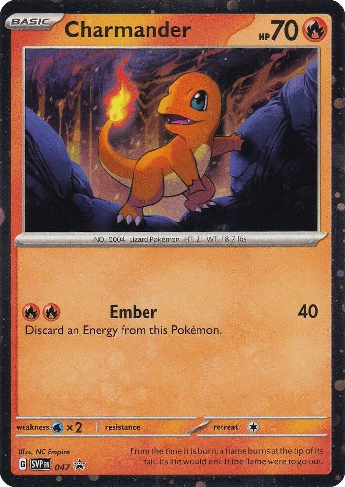 0047 Charmander - 047 (Cosmos Holo) Promo Scarlet & Violet Promo Cards