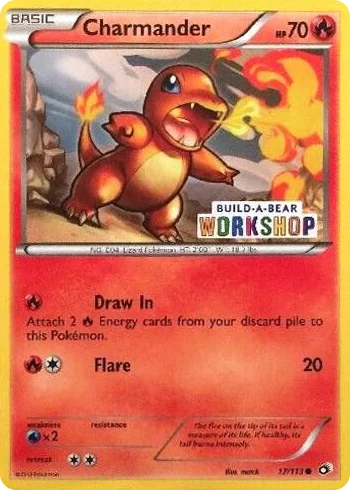 0017 Charmander - 17/113 (Build-A-Bear Workshop Exclusive) Promo Miscellaneous Cards & Products