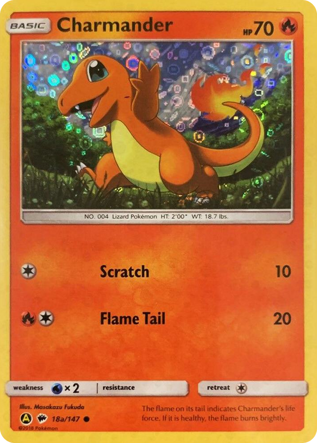 0018a Charmander - 18a/147 (General Mills Promo) Promo Miscellaneous Cards & Products