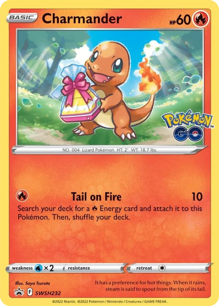 0232 Charmander - SWSH232 Promo Sword & Shield Promo Cards