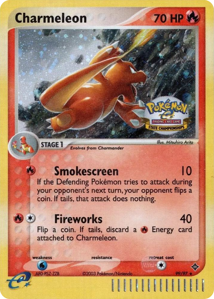 0099 Charmeleon - 99/97 (State Championship) Promo League & Championship Cards