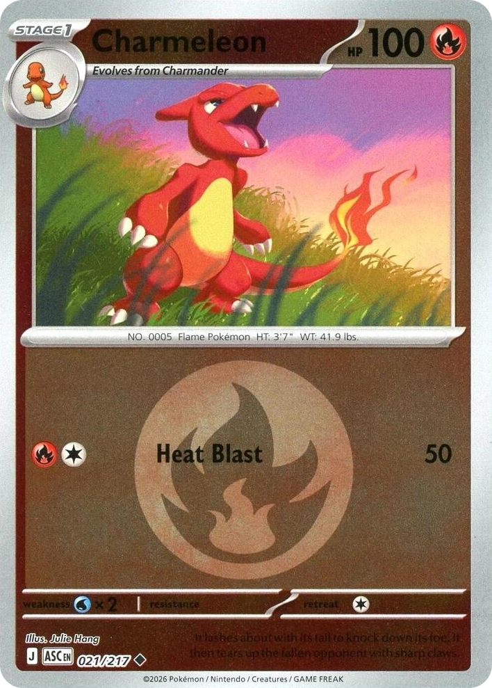 0021 Charmeleon (Energy Symbol Pattern) Uncommon Ascended Heroes