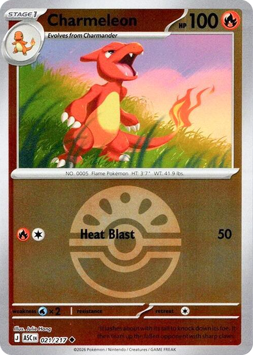 0021 Charmeleon (Friend Ball) Uncommon Ascended Heroes