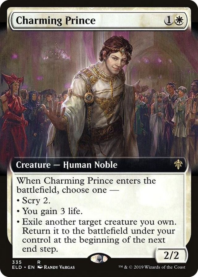 0335 Charming Prince (Extended Art) R Throne of Eldraine