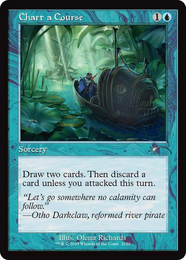 2150 Chart a Course (Retro Frame) U Secret Lair Drop Series