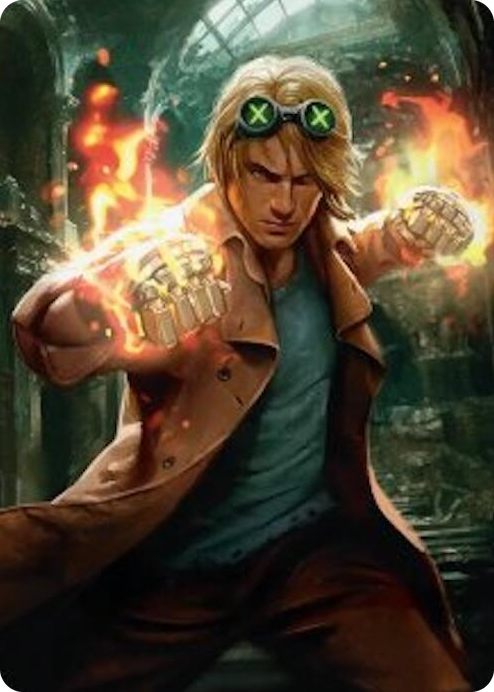 0043 Chase Stein, Runaway Art Card S Art Series: Marvel Super Heroes