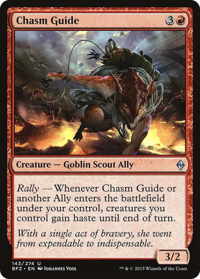 0143 Chasm Guide U Battle for Zendikar