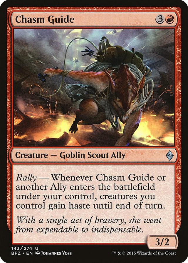 0143 Chasm Guide U Battle for Zendikar