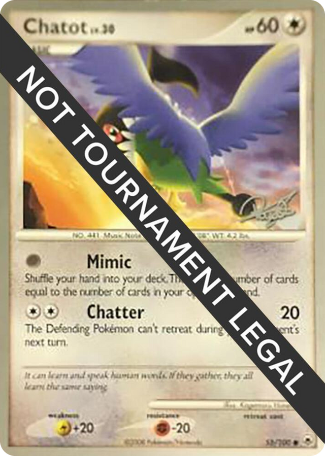 0055 Chatot - 2008 (Paul Atanassov) Common World Championship Decks